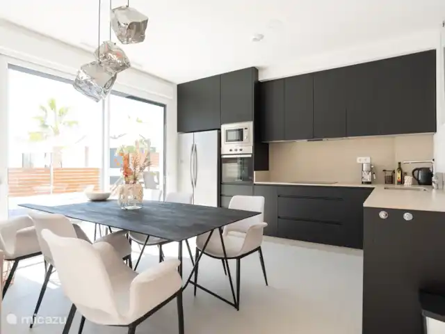 Luxe villa met prive-zwembad! huren in Spanje, Costa Blanca, Villajoyosa - villa Moderne woonkamer en keuken
