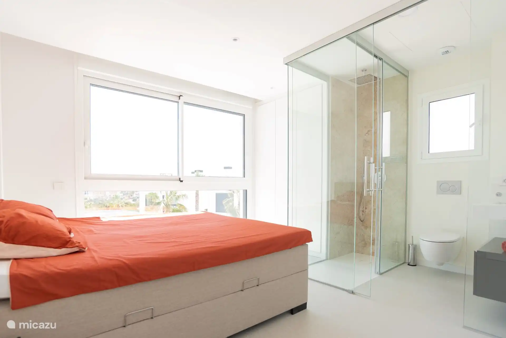 Bedroom 1 with the bathroom in the room