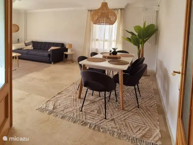Plage de 400m + terrain de padel + 2 piscines | Espagne, Costa Blanca, Albir - appartement Salon-salle à manger