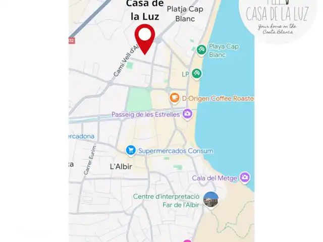 Plage de 400m + terrain de padel + 2 piscines | Espagne, Costa Blanca, Albir - appartement Localisation appartement