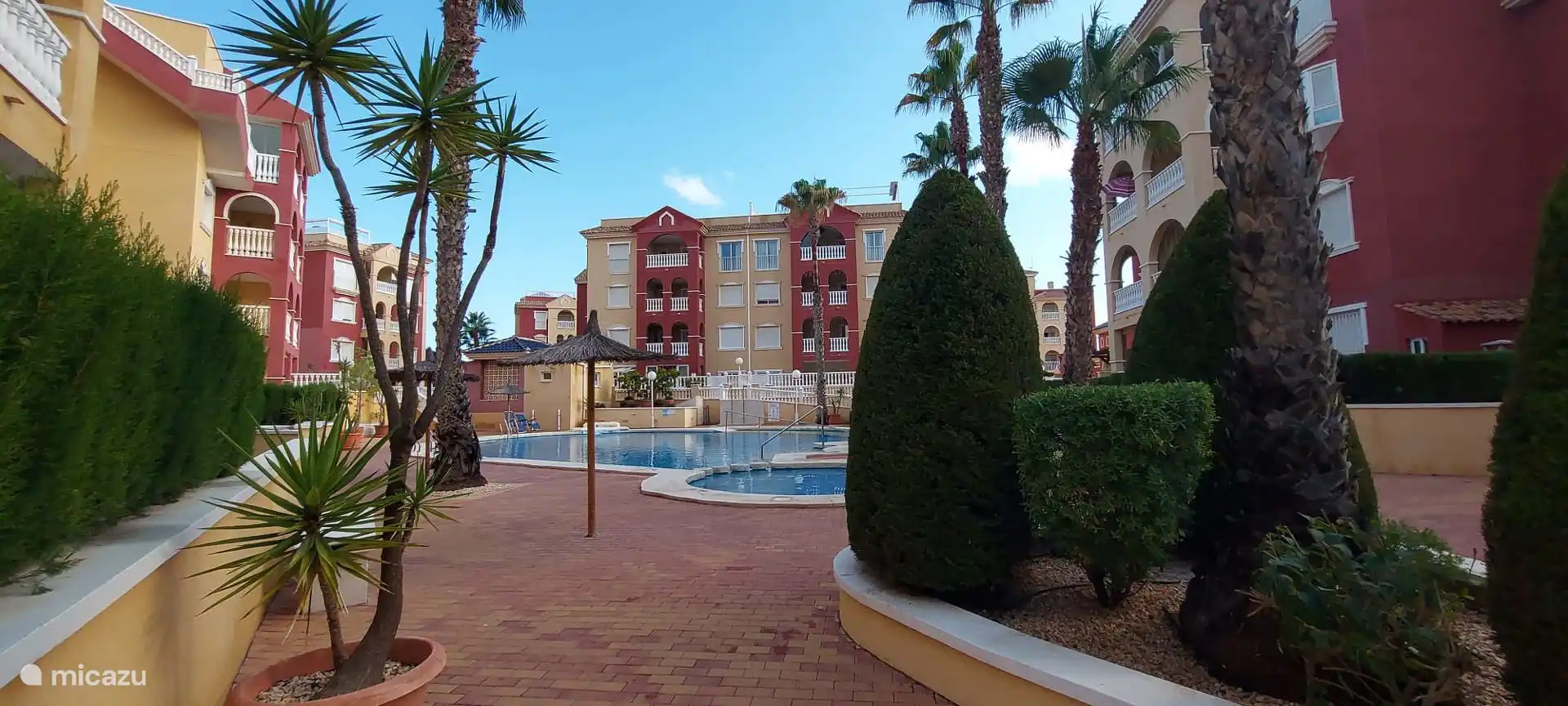 Die Anlage ist schön, grün.