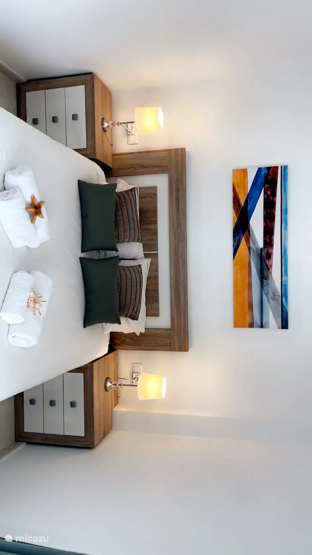 Die Betten sind für Sie bezogen und Handtücher werden zur Verfügung gestellt.