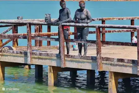 Bains de boue à Las Charcas à Lo Pagán