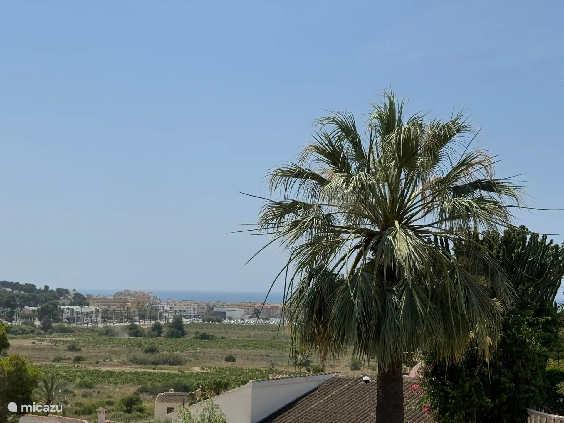 vues sur Moraira et la mer