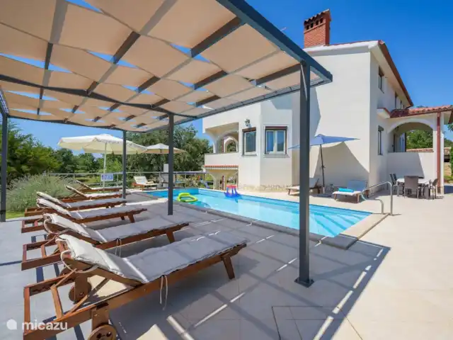 Villa Sara en Croacia, Istria, Porec - villa piscina