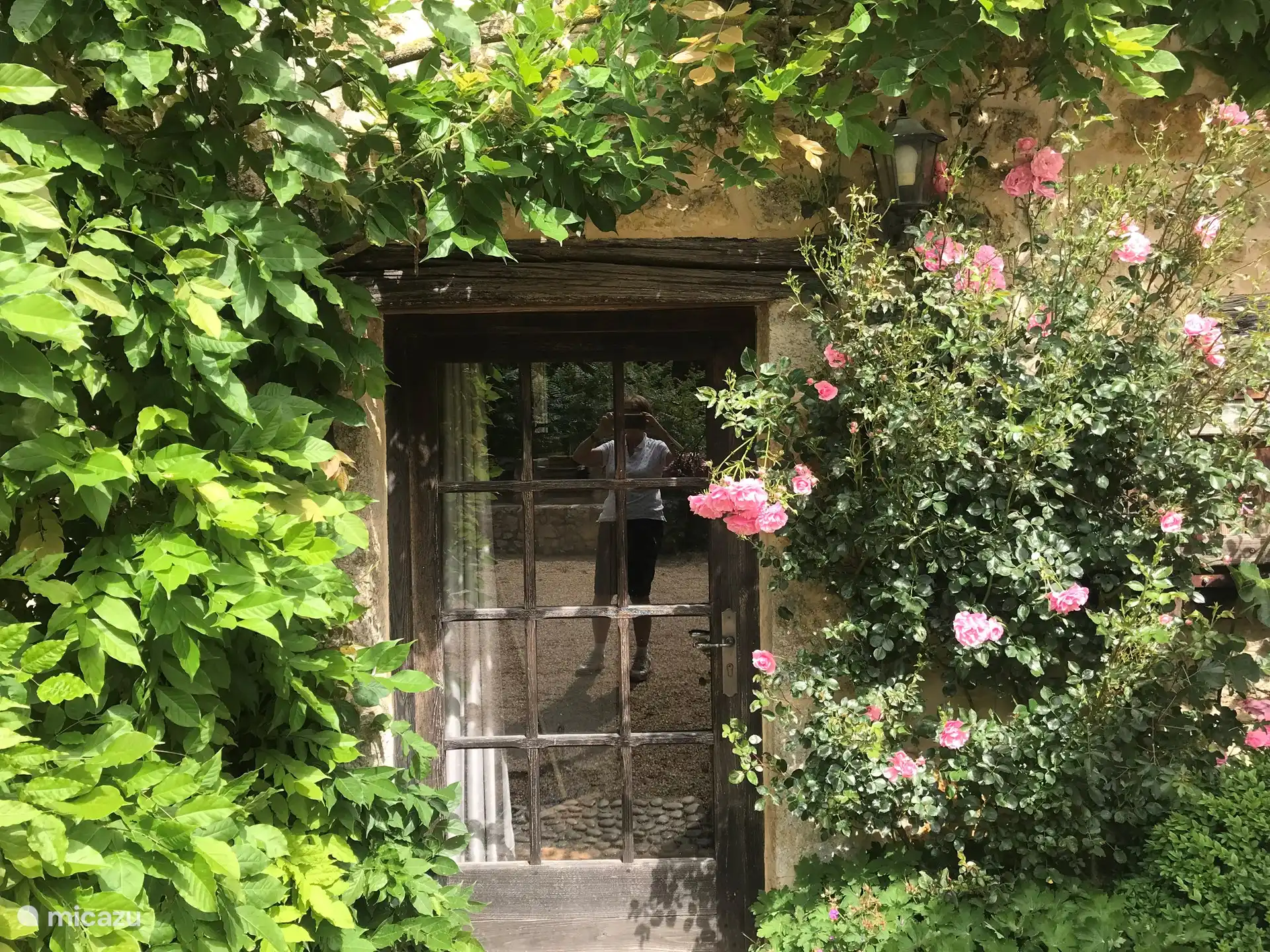 Porte d’entrée du gîte 