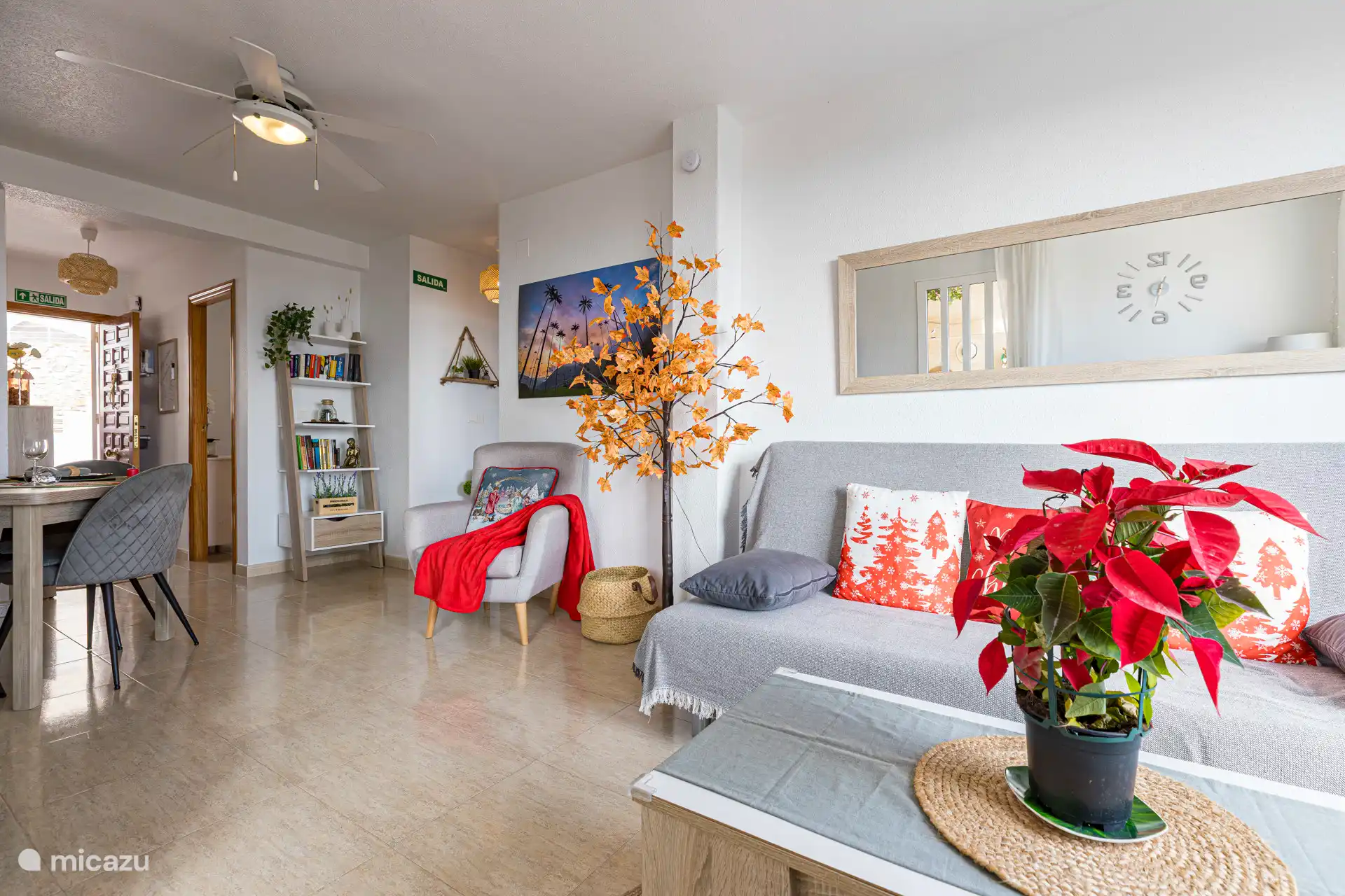 Détails du canapé-lit et de l’hébergement