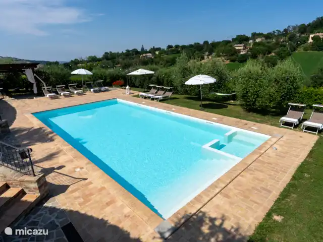 Maison de campagne de Collerovere  | Italie, Marche, Sant'Angelo in Pontano - villa La piscine