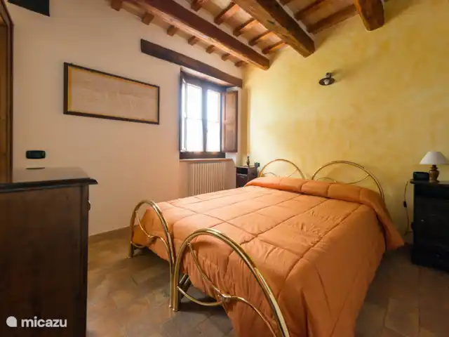Maison de campagne de Collerovere  | Italie, Marche, Sant'Angelo in Pontano - villa Chambre3, lits doubles ou 2 lits simples, salle de bain privée