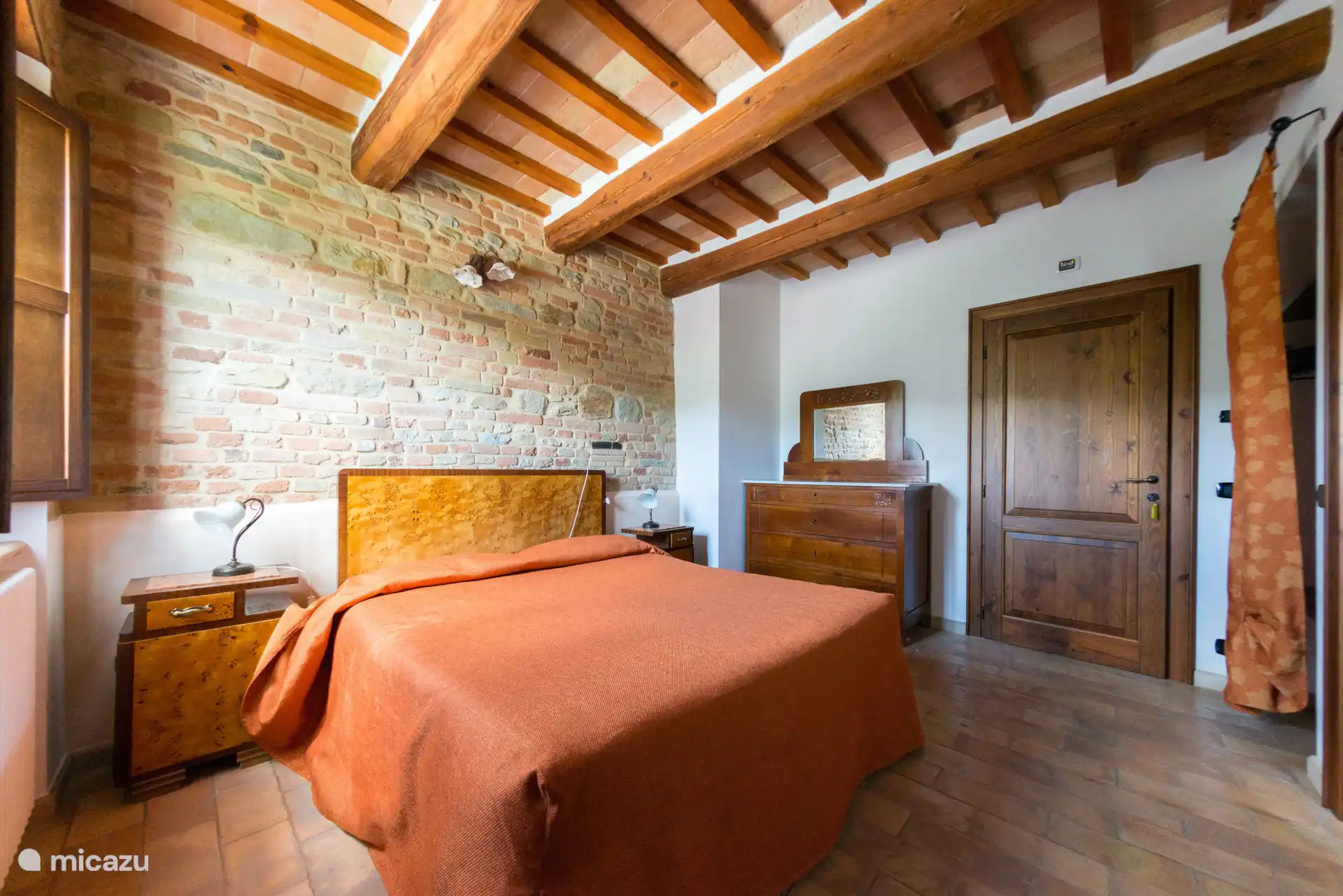 Schlafzimmer 5, Doppelbett und eigenes Bad