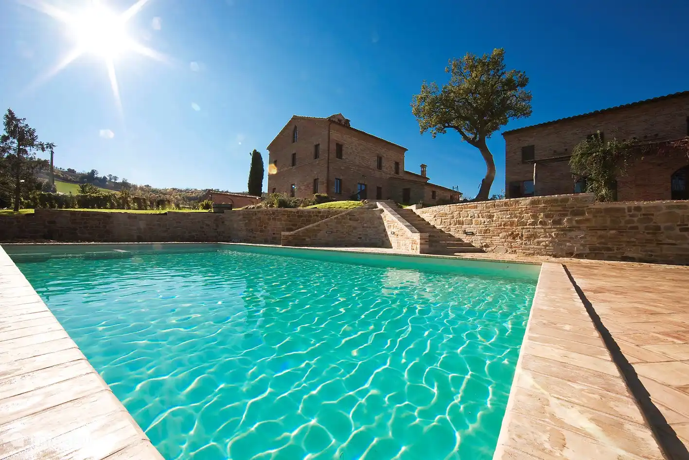 Landhaus Collerovere  in Italien, Marken, Sant'Angelo in Pontano - villa