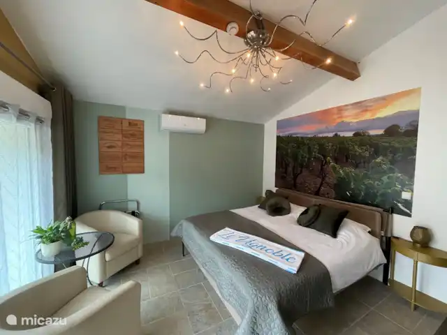 Location de Vacances France, Hérault, Oupia, chambres d'hôtes - Marie Jean chambre Le Vignoble La chambre