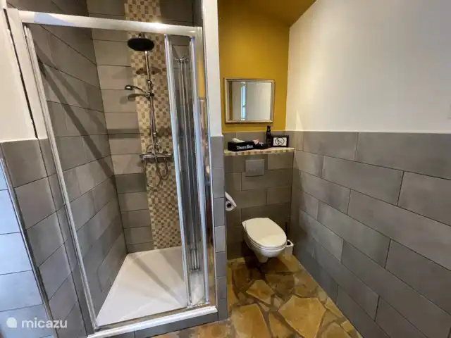 Location de Vacances France, Hérault, Oupia, chambres d'hôtes - Marie Jean chambre Le Vignoble Douche à effet pluie