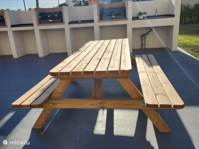 Location de Vacances Espagne, Costa Blanca, Orihuela Costa, penthouse - Amanecer de Luxe  Coin salon au barbecue