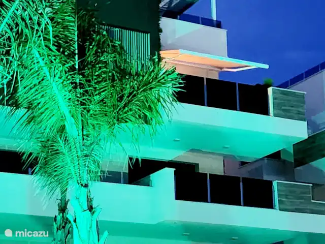 Location de Vacances Espagne, Costa Blanca, Orihuela Costa, penthouse - Amanecer de Luxe  Éclairage décoratif appartement le soir