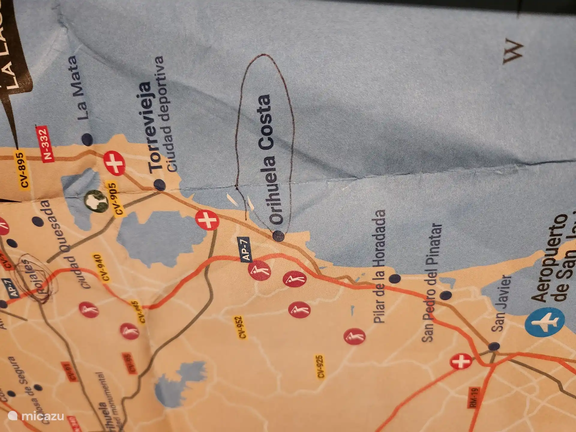 Carte indiquant l’emplacement de l’appartement 