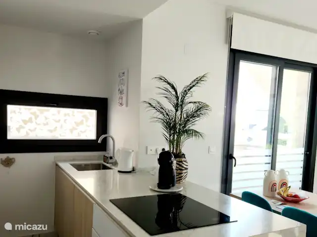 Location de Vacances Espagne, Costa Blanca, Orihuela Costa, penthouse - Amanecer de Luxe  Cuisine ouverte équipée de nombreux appareils et appareils