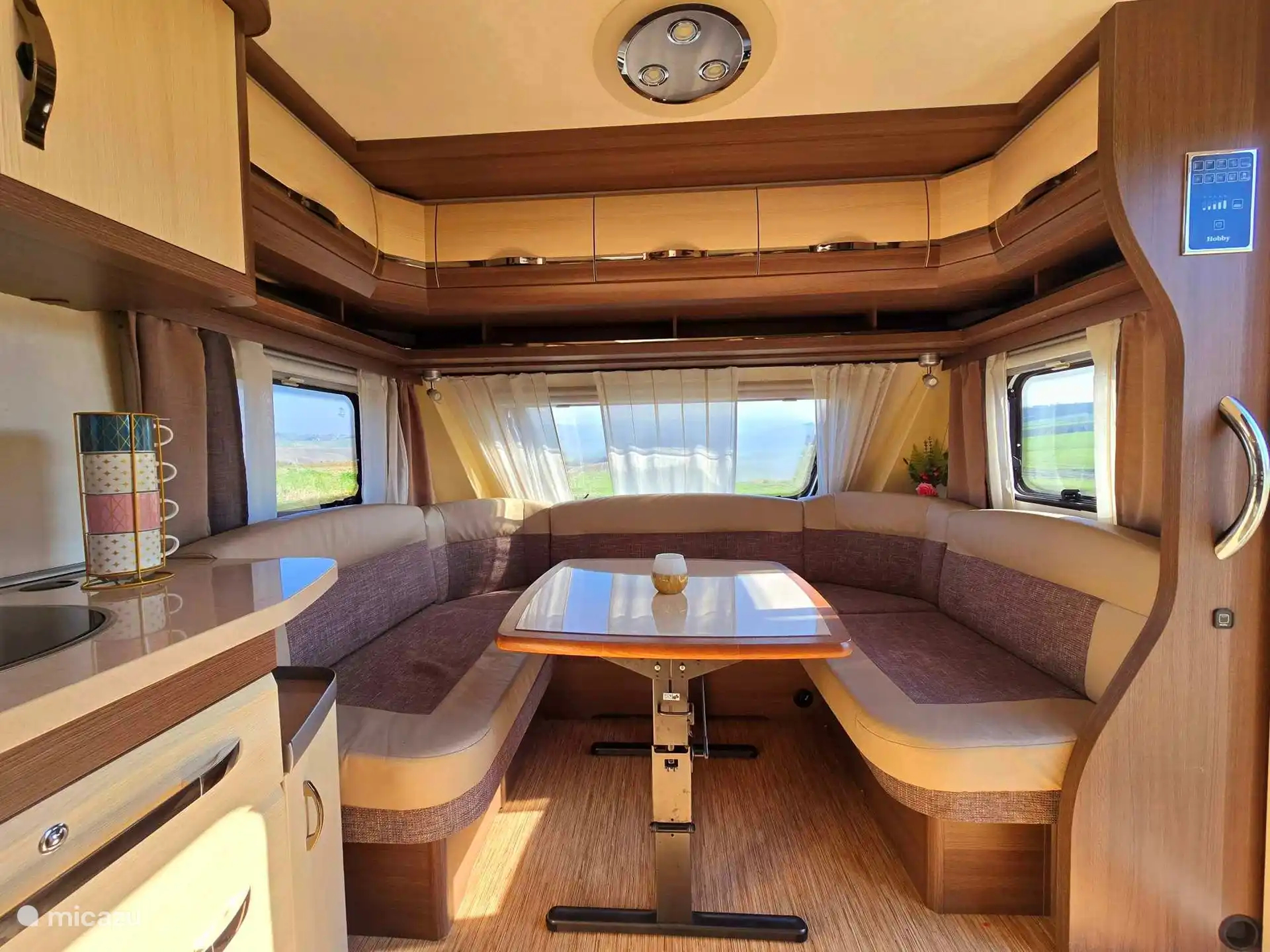 Ein Casa Cingoli Wohnwagen Sole in Italien, Marken, Cingoli - Mobilheim