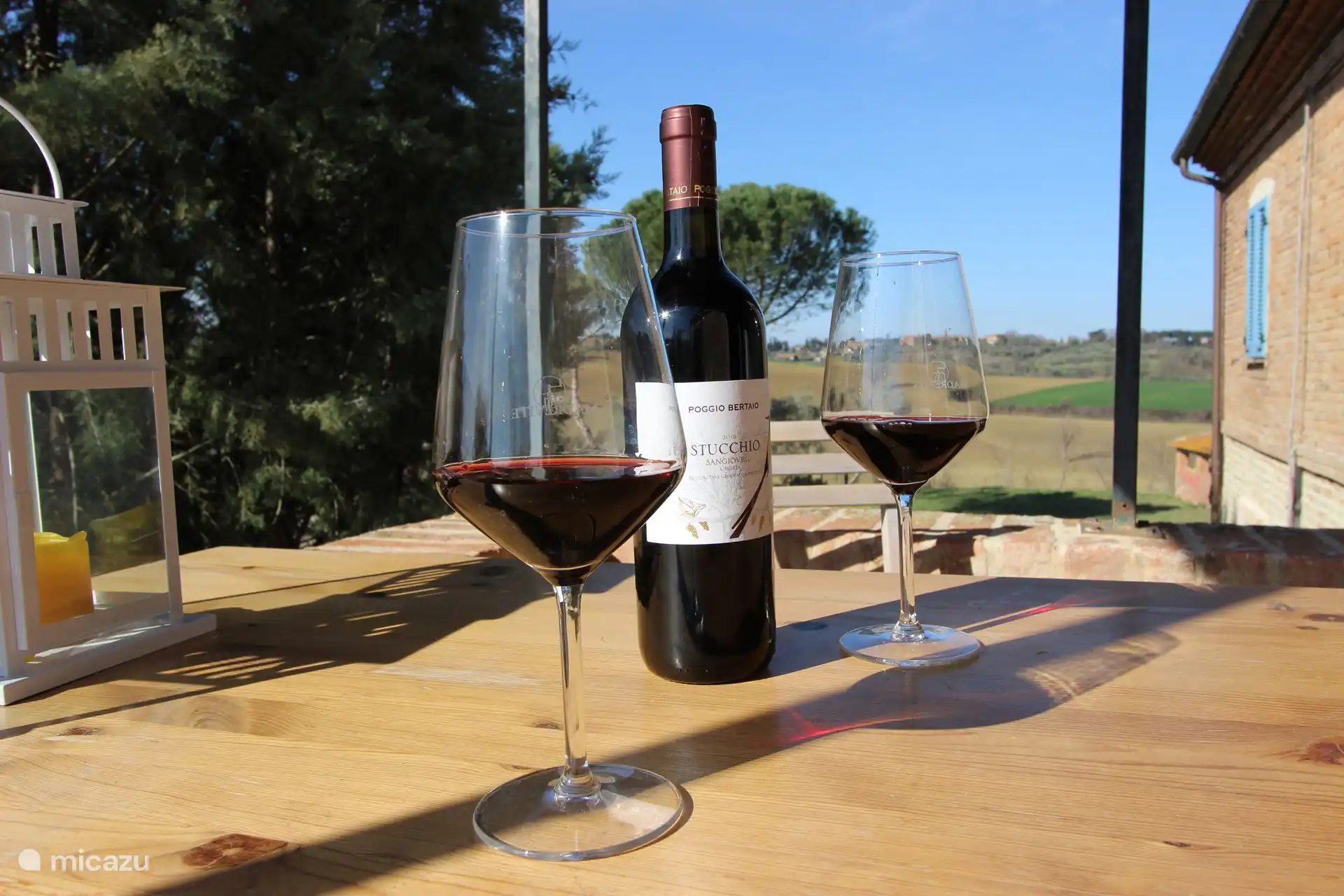 Stucchio - very good red wine from our neighbours