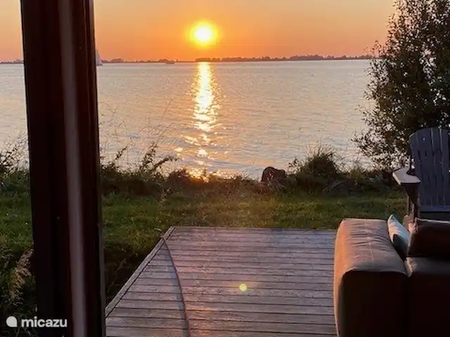Lakehouse 1 | Pays-Bas, Frise, Elahuizen - maison de vacances Vue avec coucher de soleil
