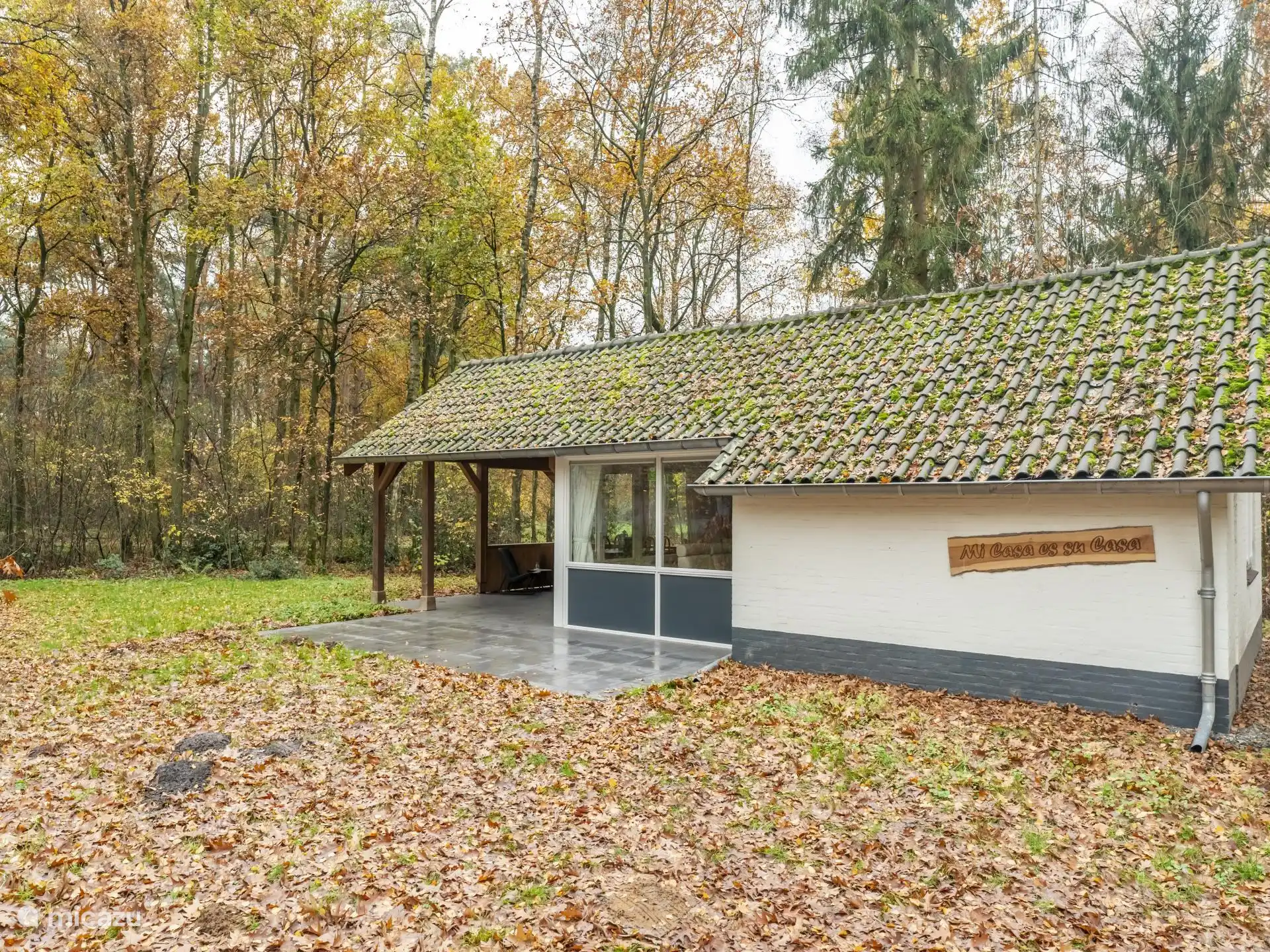 Außenbereich des Bungalows