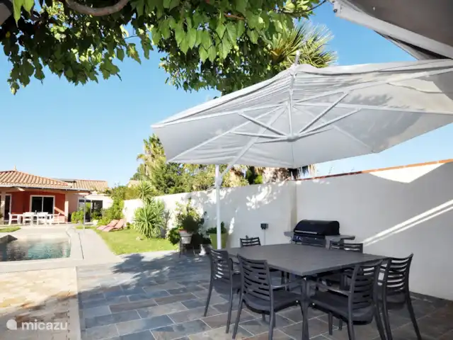 Zwemmen, Frankrijk, Pyrénées-Orientales, Pia, vakantiehuis In de buurt van het strand van Torreilles