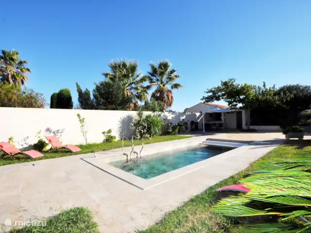 Zwemmen, Frankrijk, Pyrénées-Orientales, Pia, vakantiehuis In de buurt van het strand van Torreilles