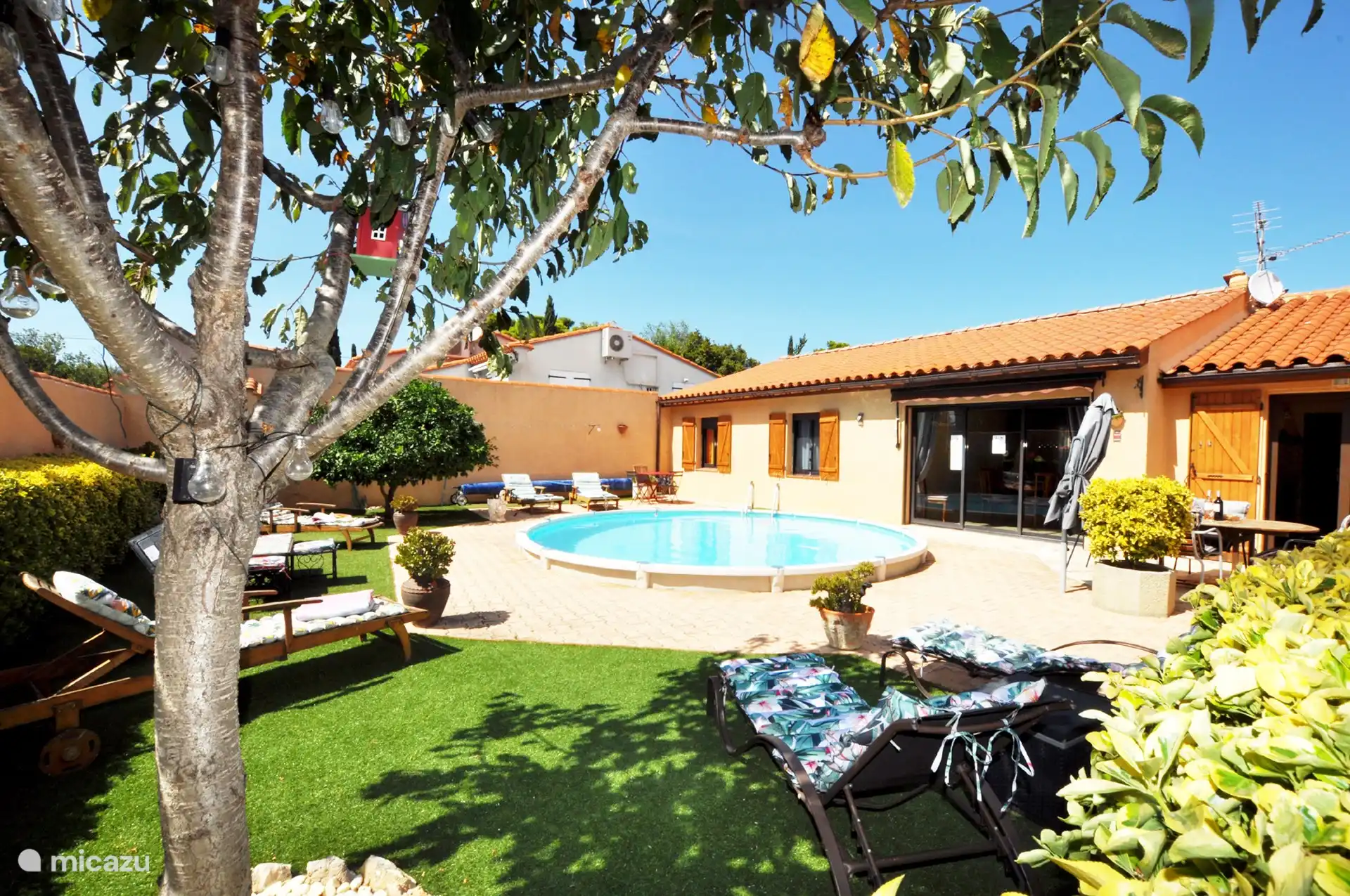 In der Nähe des Château de Salses und des Strandes in Frankreich, Pyrénées-Orientales, Salses-le-Château - Ferienhaus