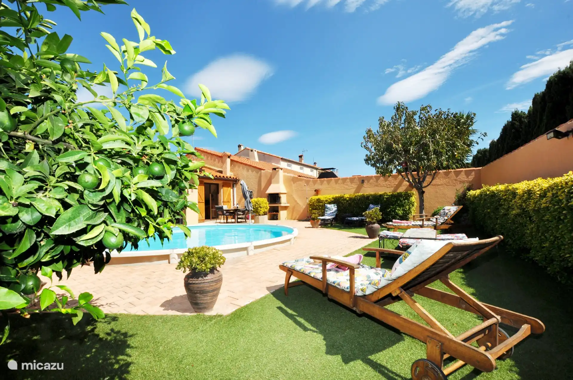 In der Nähe des Château de Salses und des Strandes in Frankreich, Pyrénées-Orientales, Salses-le-Château - Ferienhaus