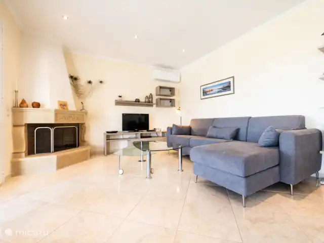 Villa Astrea | Grèce, Crète, Fyssaeri - villa Salon avec canapé-lit