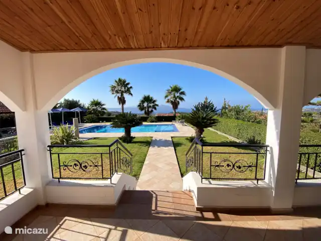 Villa Astrea | Grèce, Crète, Fyssaeri - villa Grande véranda couverte