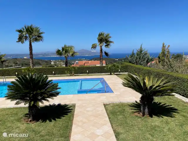 Villa Astrea | Grèce, Crète, Fyssaeri - villa Vue sur la piscine et la mer