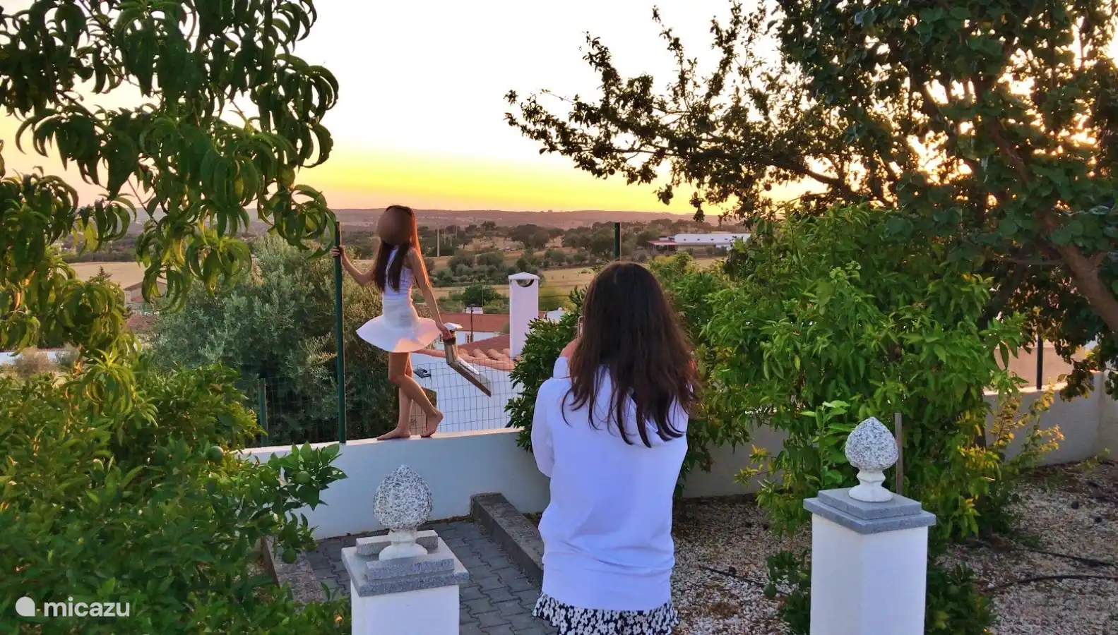 Die Aussicht ist bei Sonnenuntergang phänomenal 