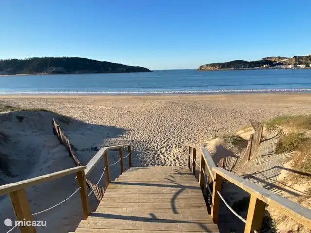 Wandelen, Portugal, Costa de Prata, Alcobaça, bed & breakfast Pátio do Vale - Alegria baai van São Martinho