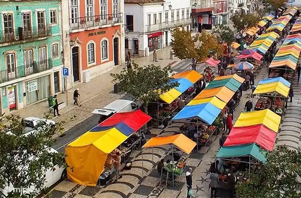 fruit and vegetable market in Caldas da Rainha