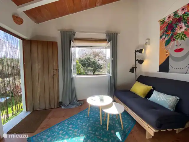 Wandelen, Portugal, Costa de Prata, Alcobaça, bed & breakfast Pátio do Vale - Cantinho zithoek kamer Cantinho