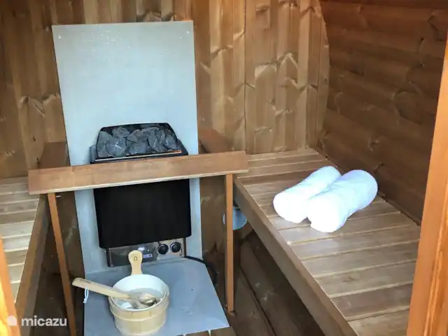 Écureuil | Pays-Bas, Gueldre, Voorthuizen - maison de vacances Sauna tonneau