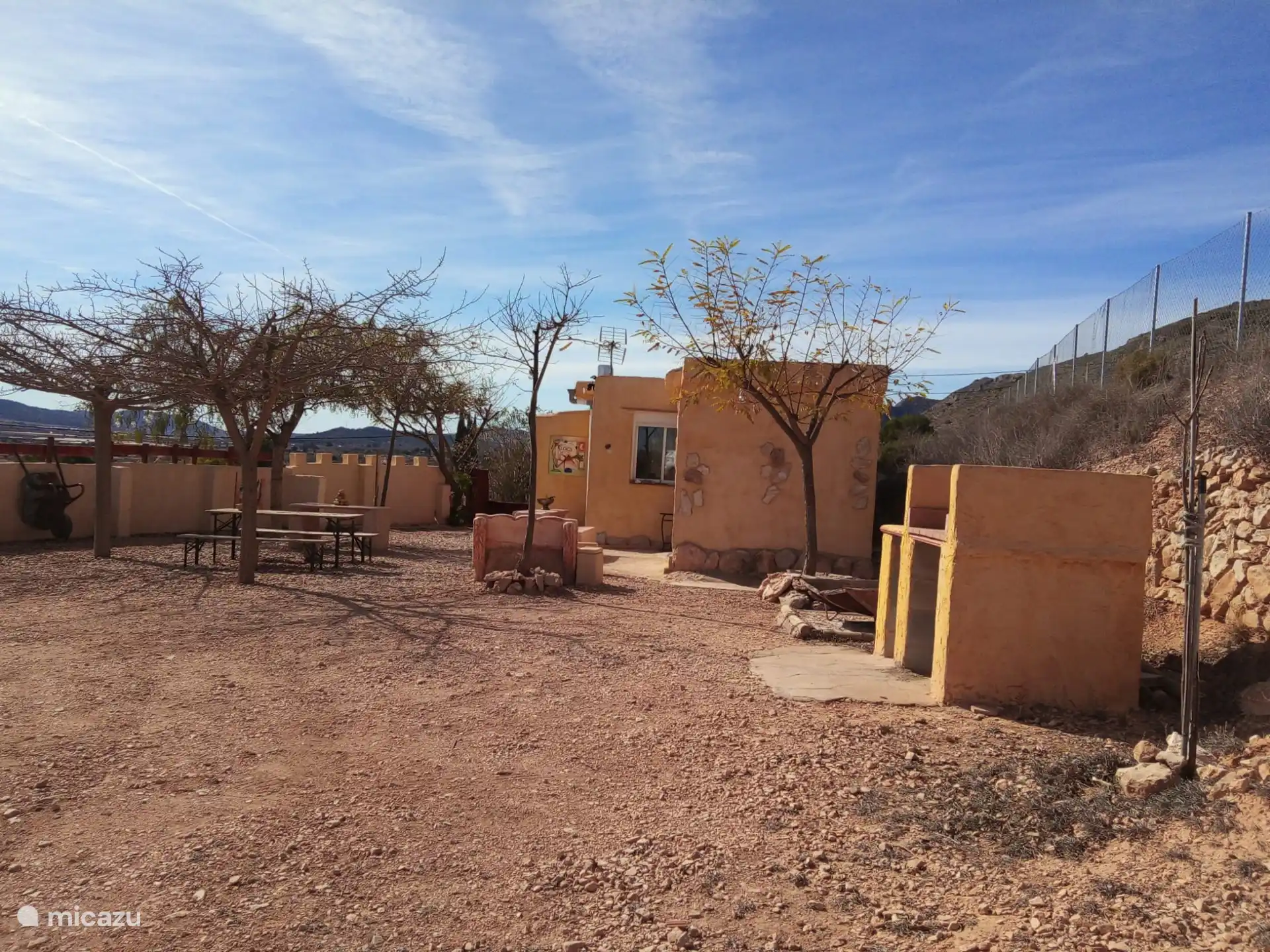 The cottage and the BBQ