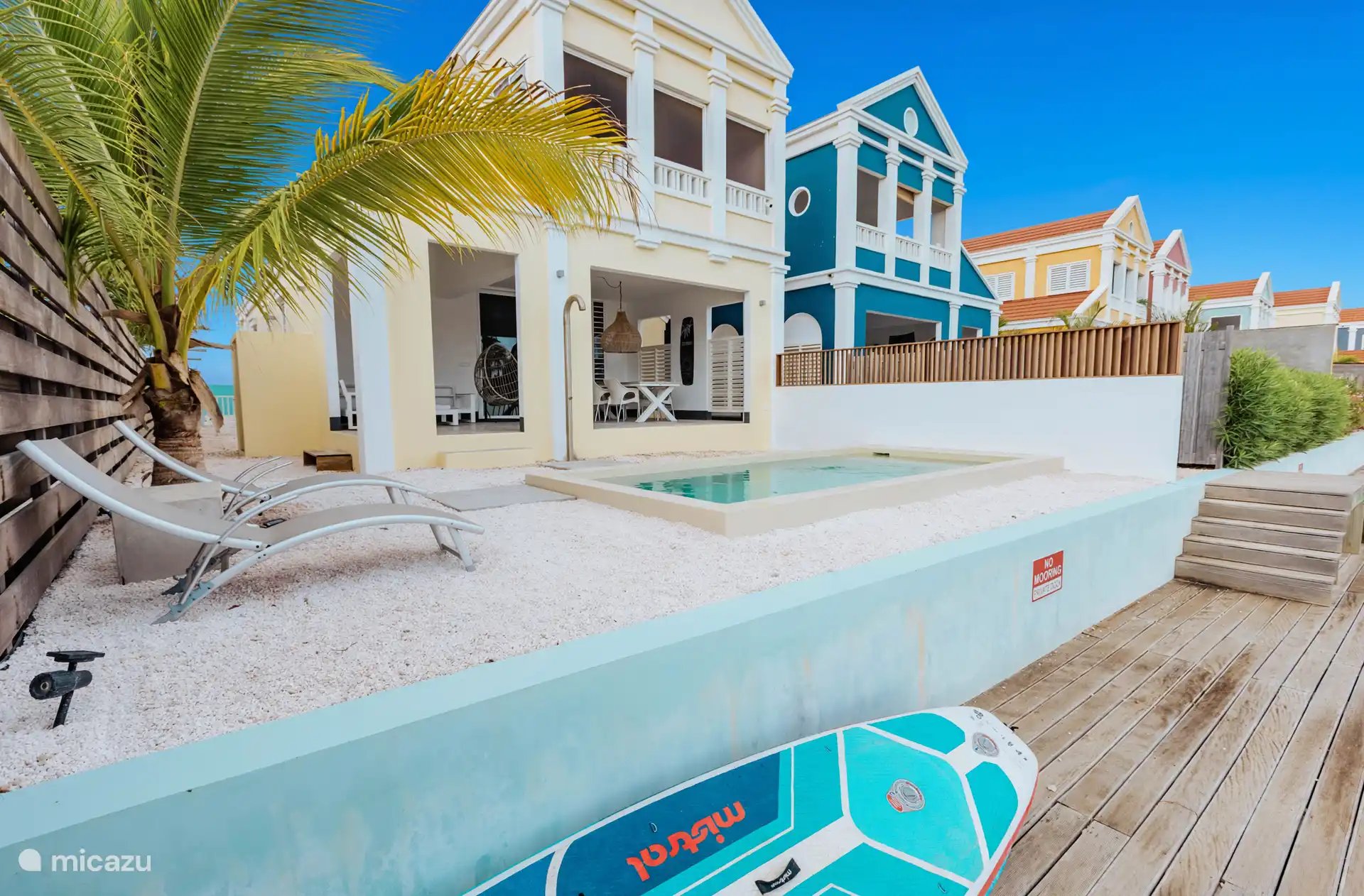 vakantiehuis huren in Bonaire, Bonaire, Kralendijk – Waterfront Villa met Private Pool