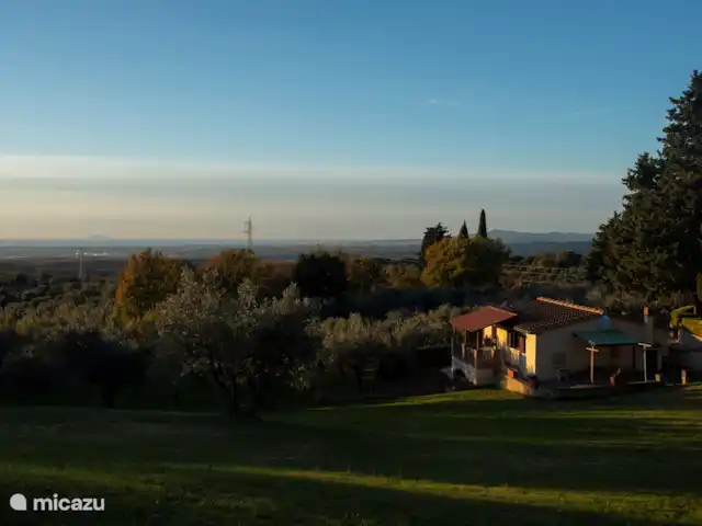Il Melograno, tussen heuvels en zee huren in Italië, Toscane, Guardistallo - appartement Uitzicht op zee