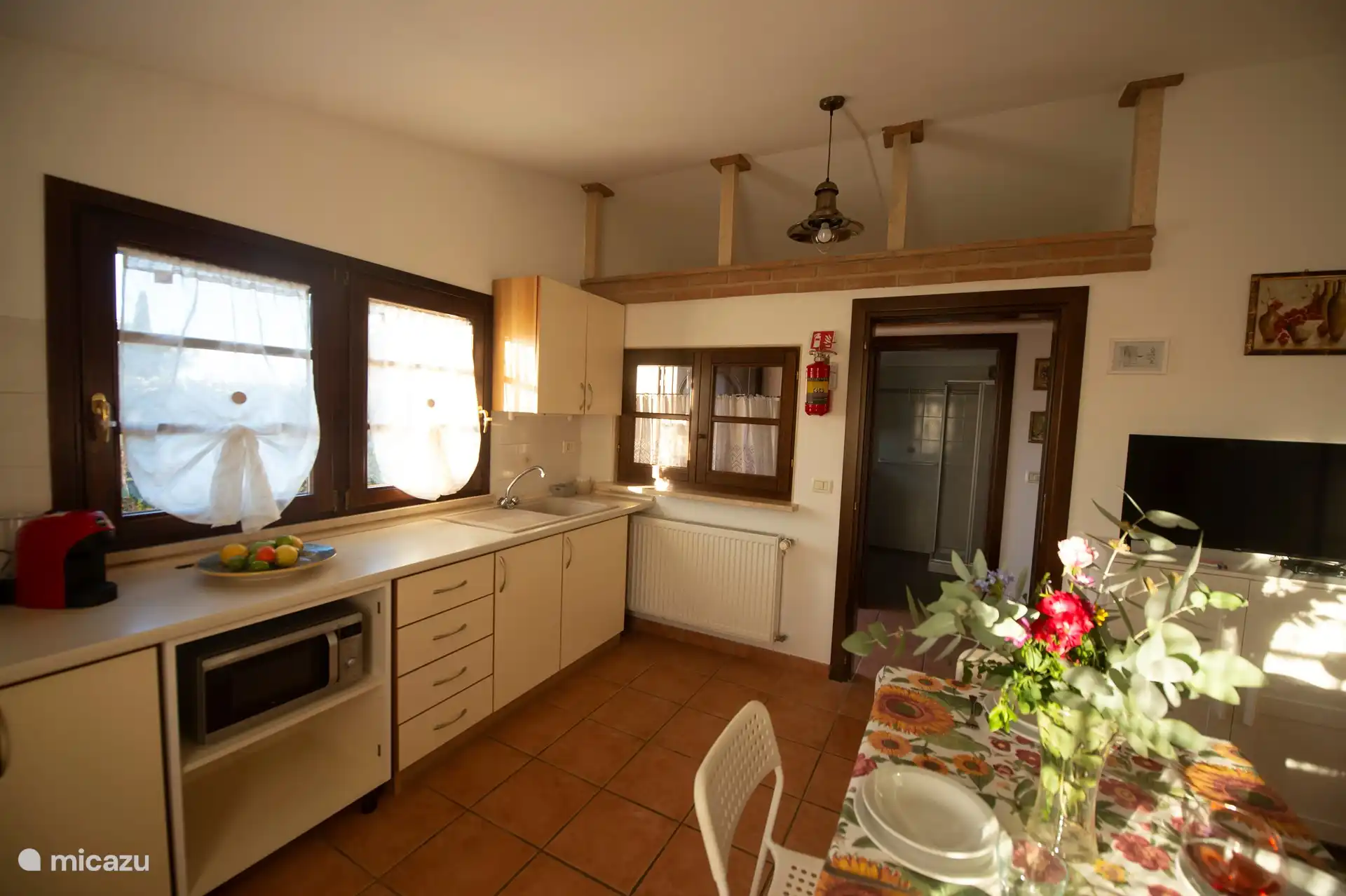 Il Melograno, zwischen Hügeln und Meer in Italien, Toskana, Guardistallo - Appartement