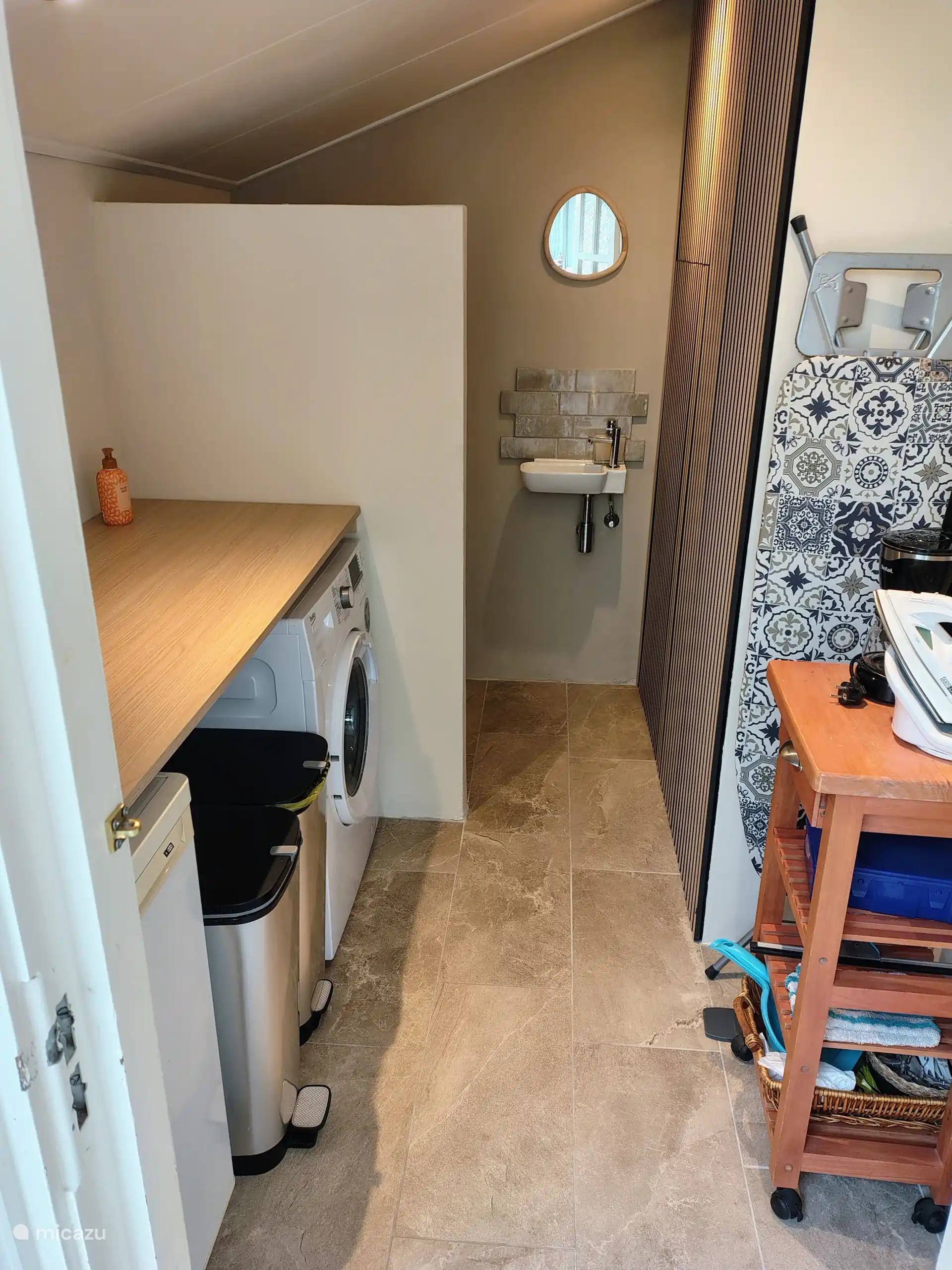 Berging met wc