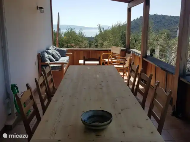 Olivar Villa Serenity en Grecia, Creta, Agia Galini - villa La mesa de comedor