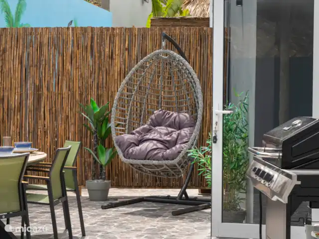 Casa Tortuga | Curaçao, Banda Abou (ouest), Big Mountain - maison de vacances Lire un livre dans l’œuf