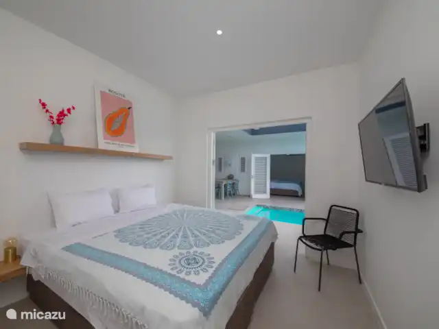 Curaçaovilla de rêve | Curaçao, Banda Ariba (est), Jan Thiel - villa Deuxième chambre avec lit king-size
