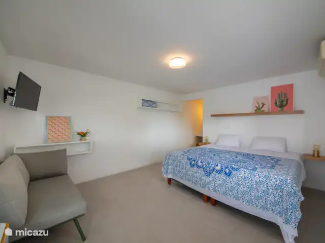 Curaçaovilla de rêve | Curaçao, Banda Ariba (est), Jan Thiel - villa Appartement double au rez-de-chaussée avec lit king size