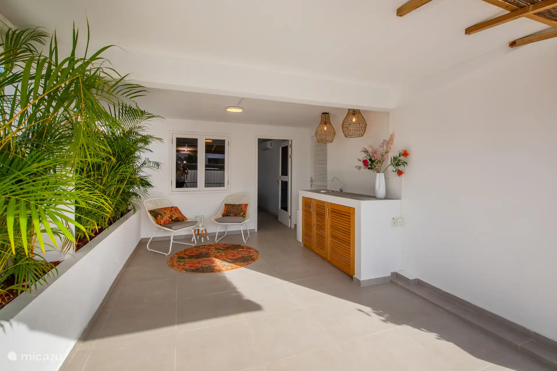 Außenküche für zwei Personen Wohnung im Erdgeschoss