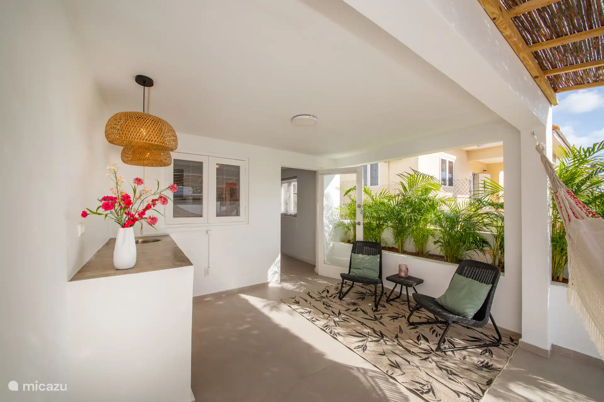 Außenküche für zwei Personen Wohnung im Erdgeschoss