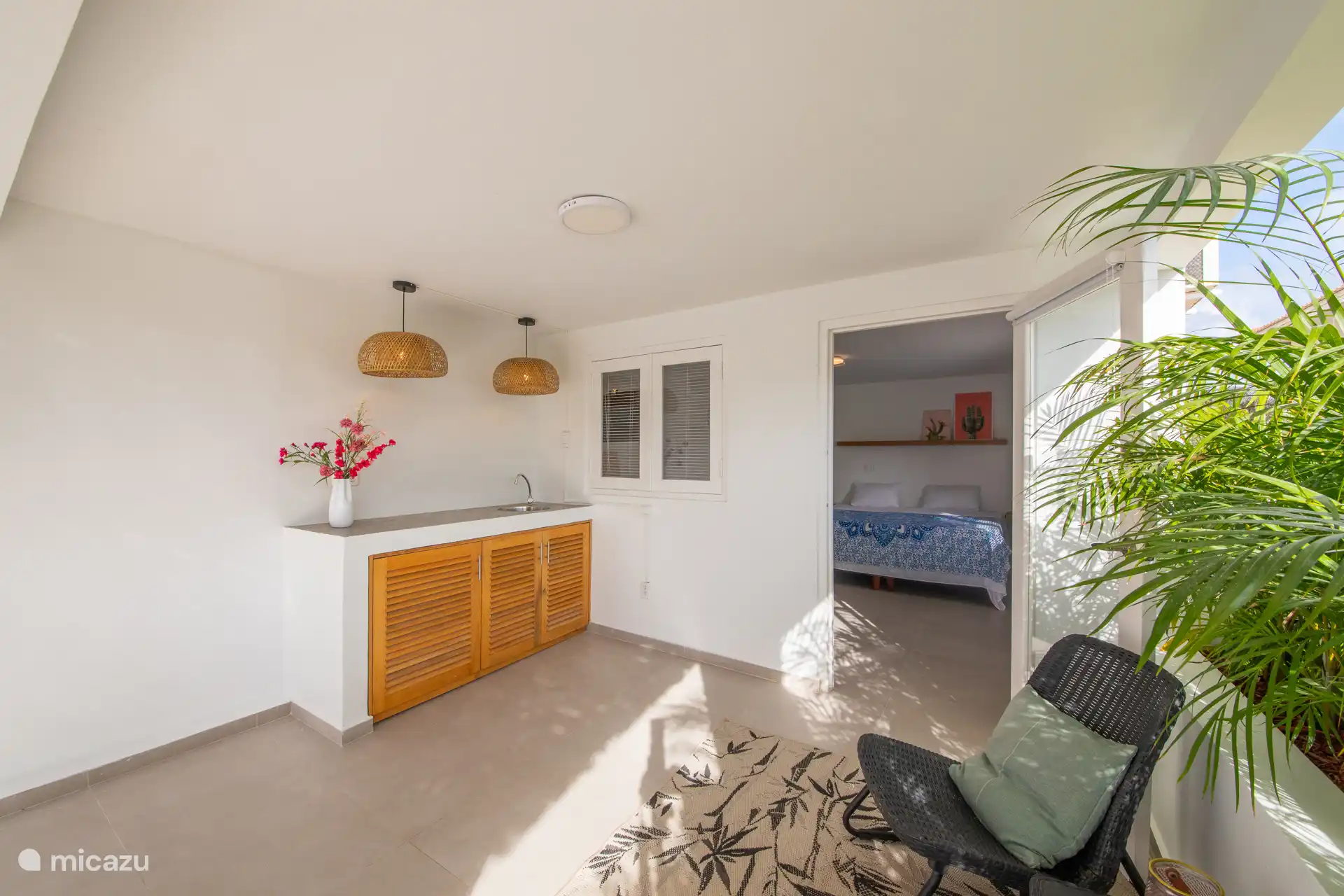 Außenküche für zwei Personen Wohnung im Erdgeschoss