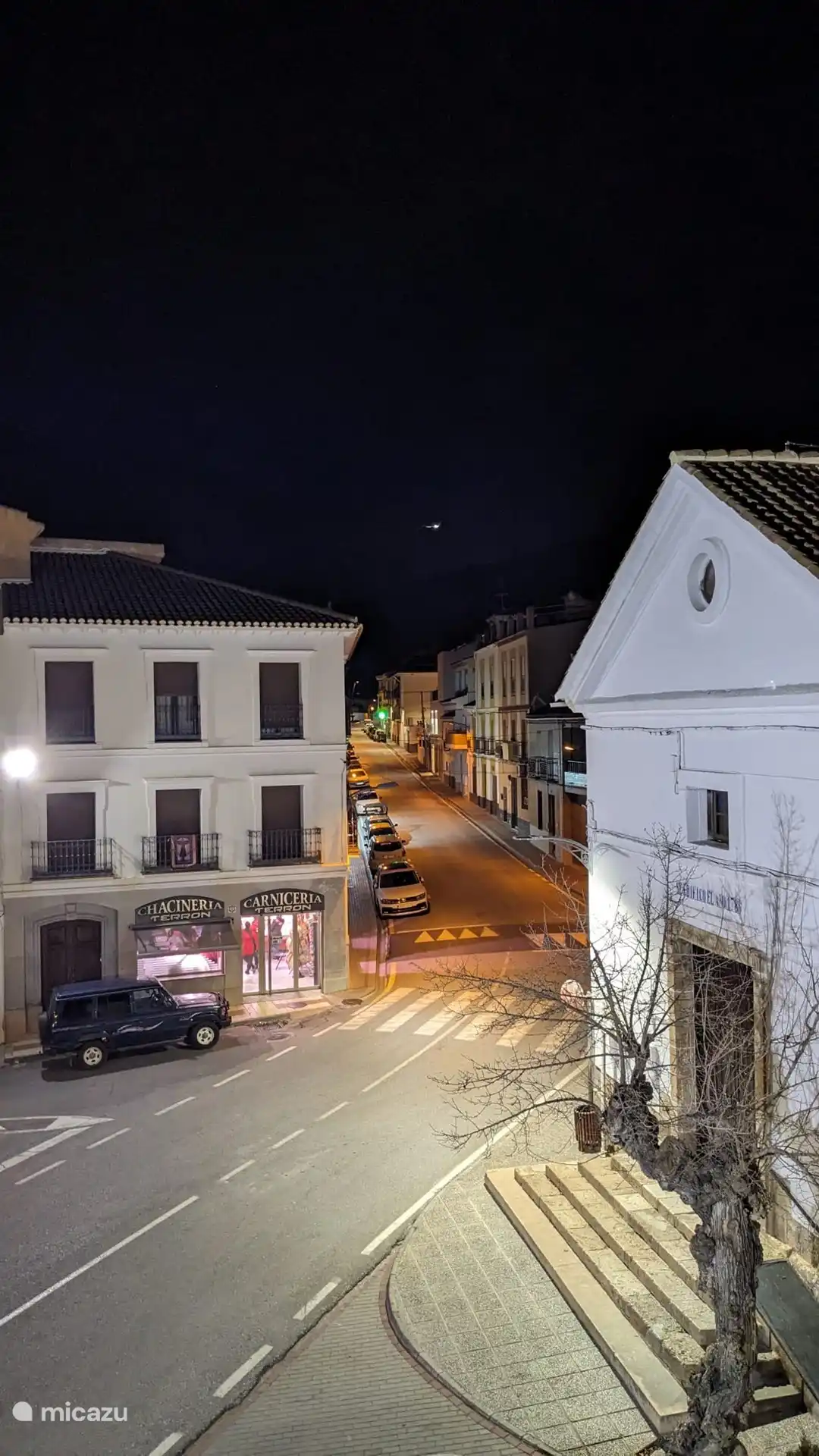 Blick von der Dachterrasse nach draußen